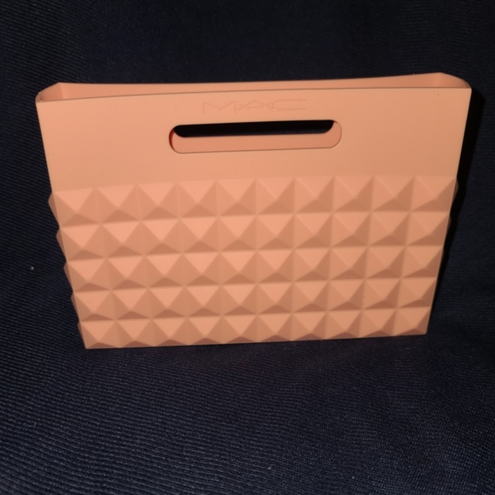 NWOT MAC Cosmetics Peach Cosmetic Bag